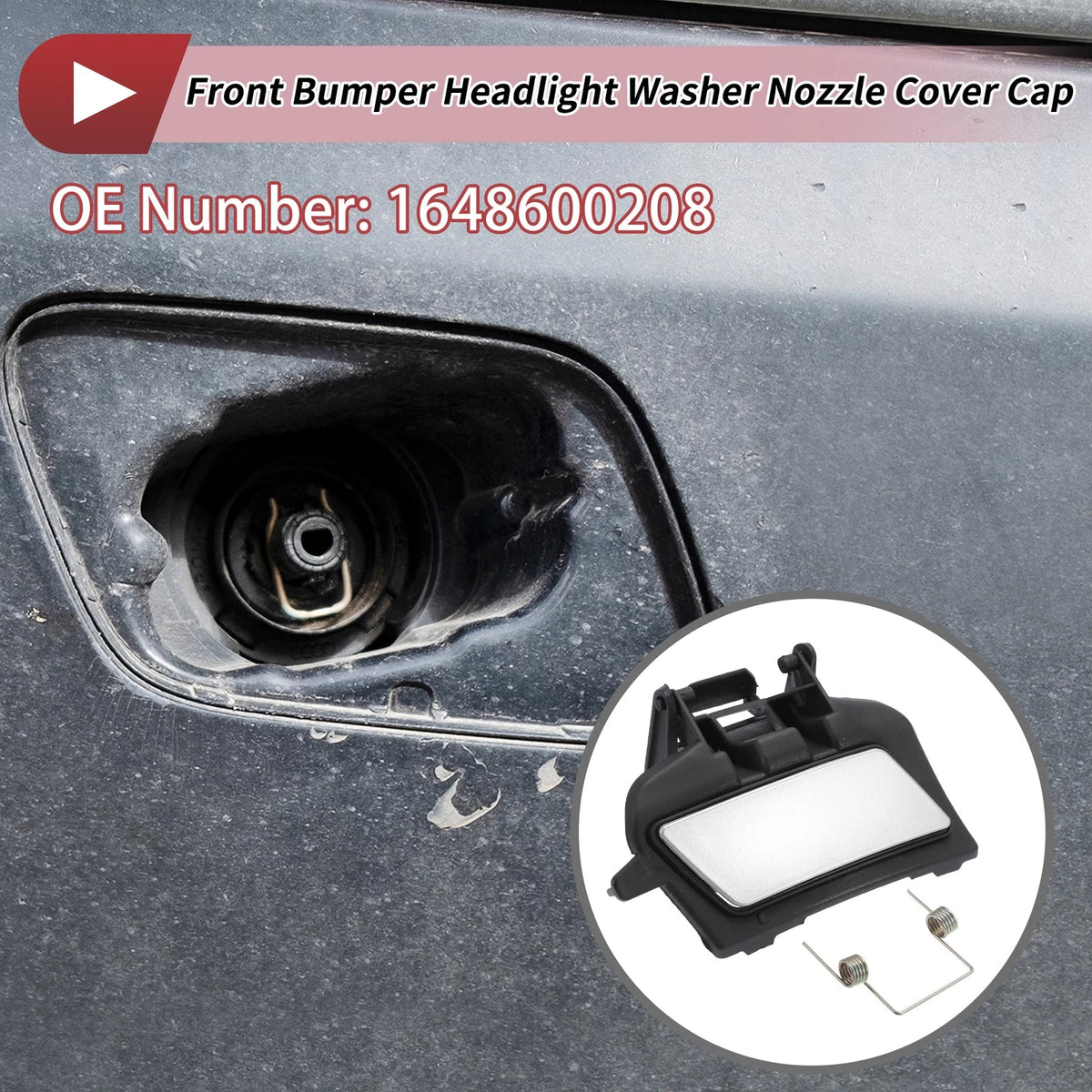Washer Nozzle Cover Cap Front Right for Mercedes-Benz ML320 (2007–2008)