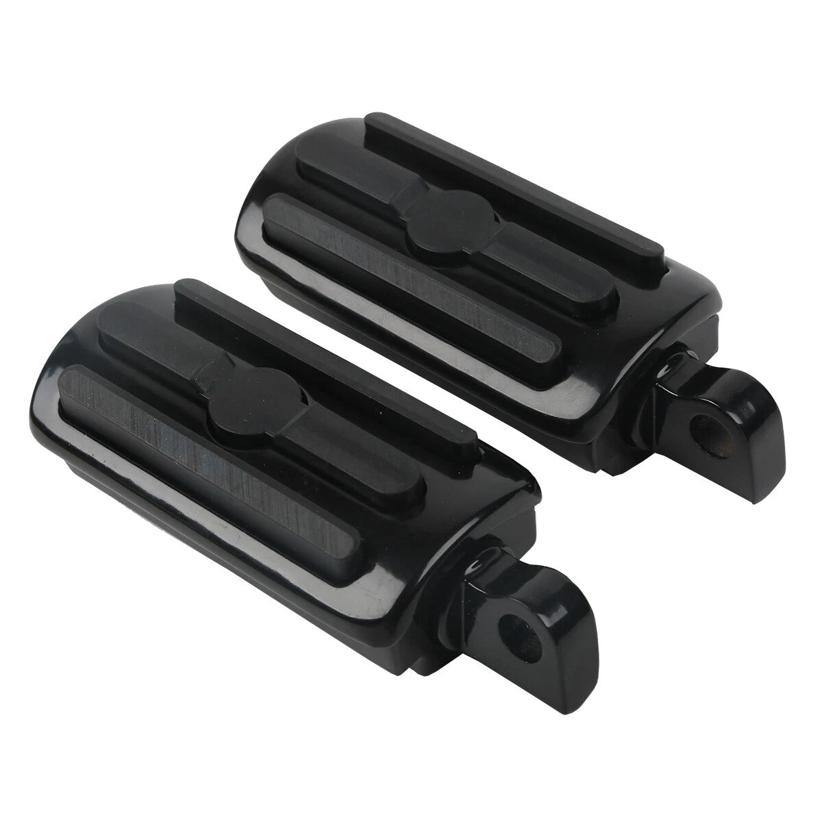 Black Highway Footrests Foot Pegs for Harley Davidson Touring (1986–2026)
