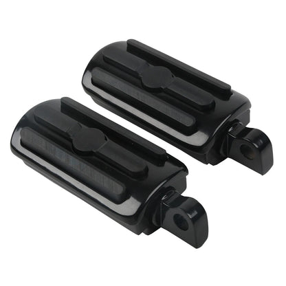 Black Highway Footrests Foot Pegs for Harley Davidson Touring (1986–2026)