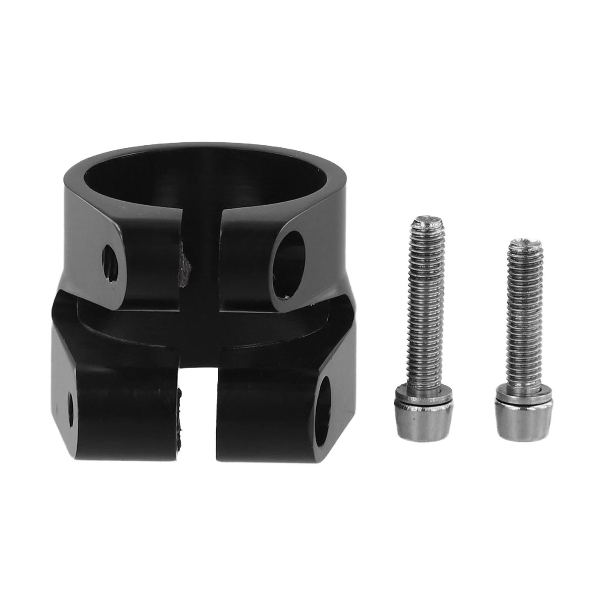 Secure Fit Bike Seatpost Clamp 28.6mm 34.9mm with Double Bolt Fastening