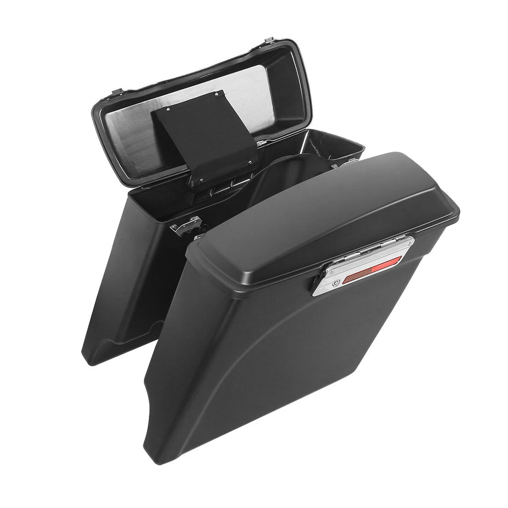 5" Stretched Hard Saddlebags for Harley Touring (2009–2013) LED