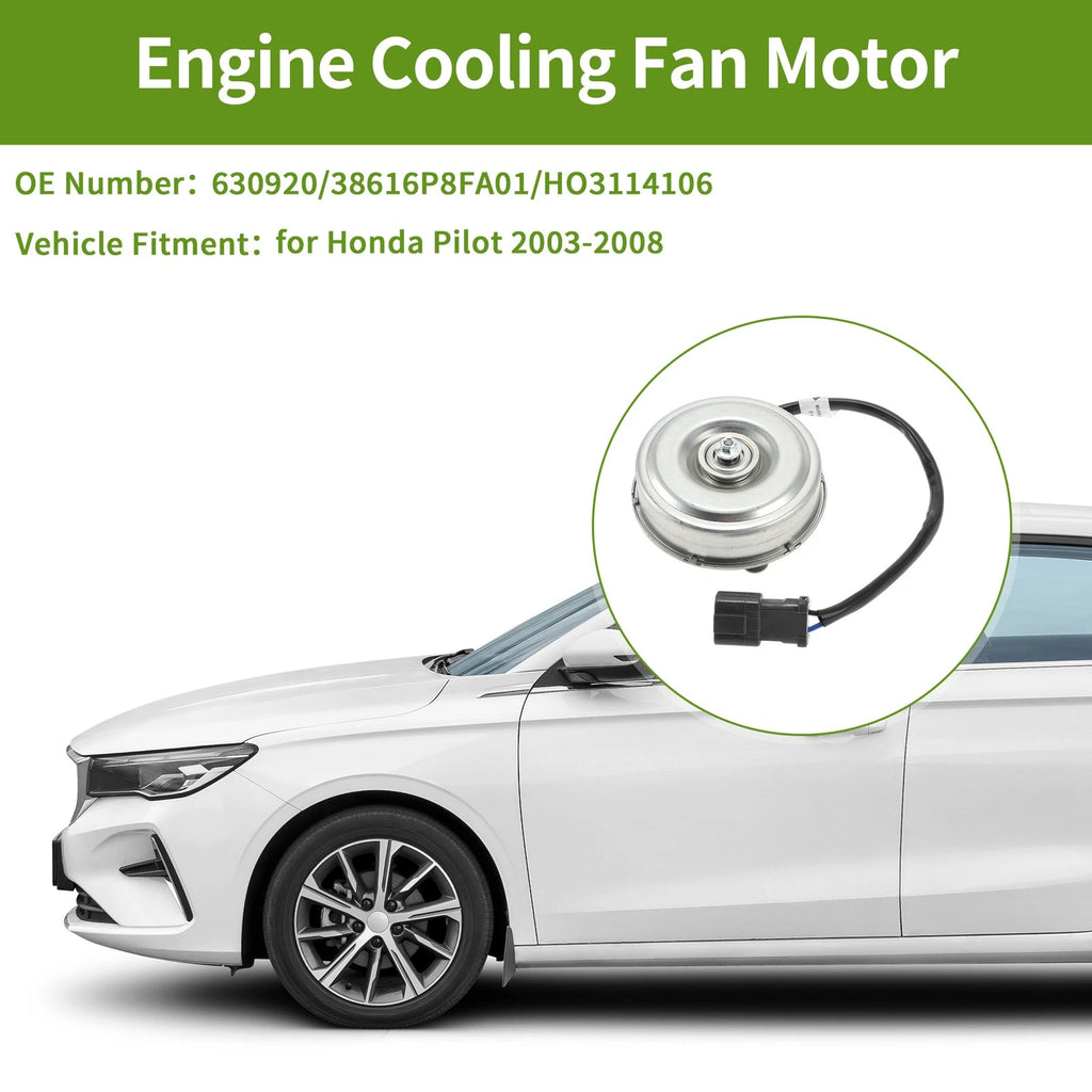 Radiator Fan Motor Replacement for Honda Pilot (2003–2008)