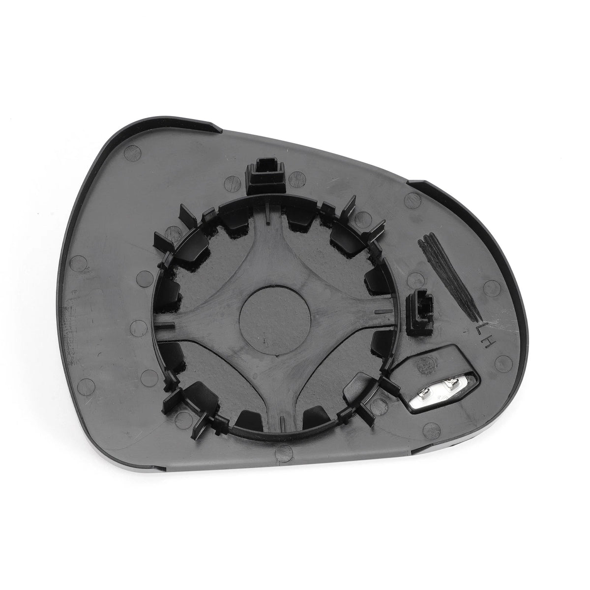 Left Side Heated White Mirror Glass for Peugeot 207, 308 (2006–2014)
