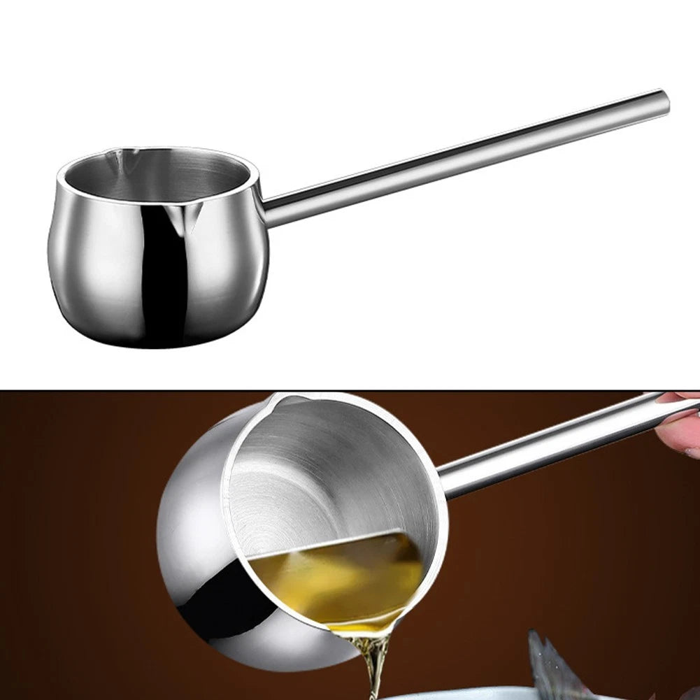 Ergonomic Stainless Steel Soup Ladle with Long Handle