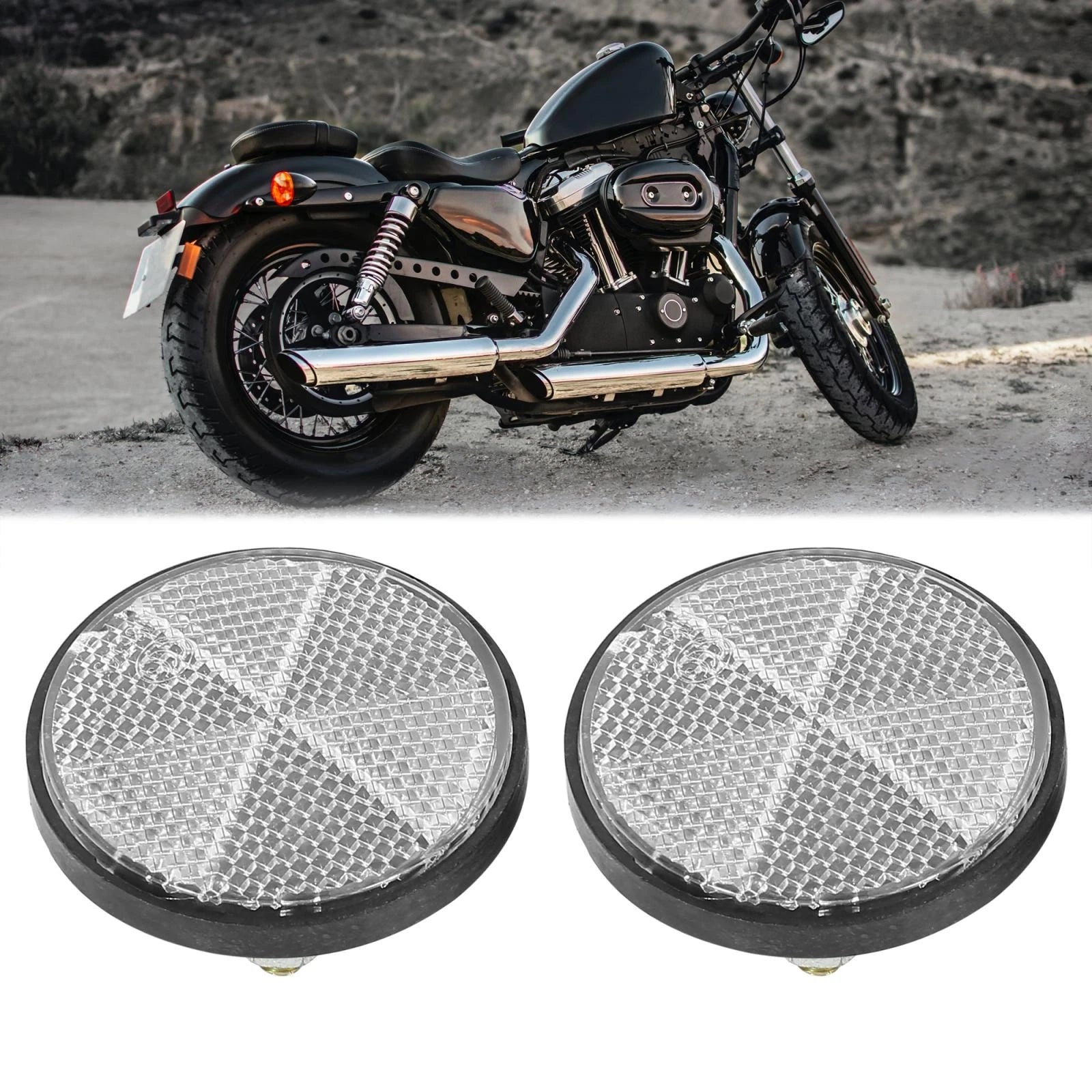Warning Reflector Mount Screw Kit for Motorcycle Bike M6x1.0 (Universal)