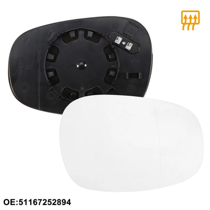 Heated Right Mirror Glass Replacement for BMW 325i 135i (2013–2018)