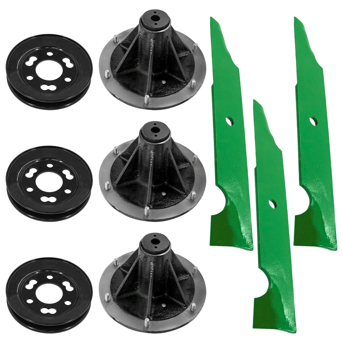 Deck Spindle Blade and Pulley Replacement for Toro Z Master Z400 (2010–2019)