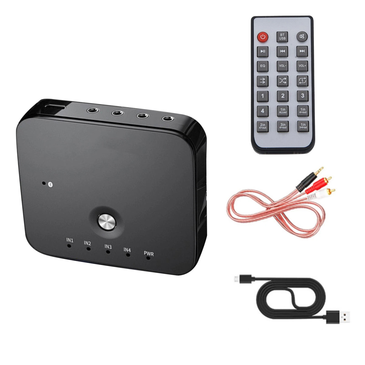 Audio Switcher Adapter for Laptop/Smartphone (0.5A/1A)