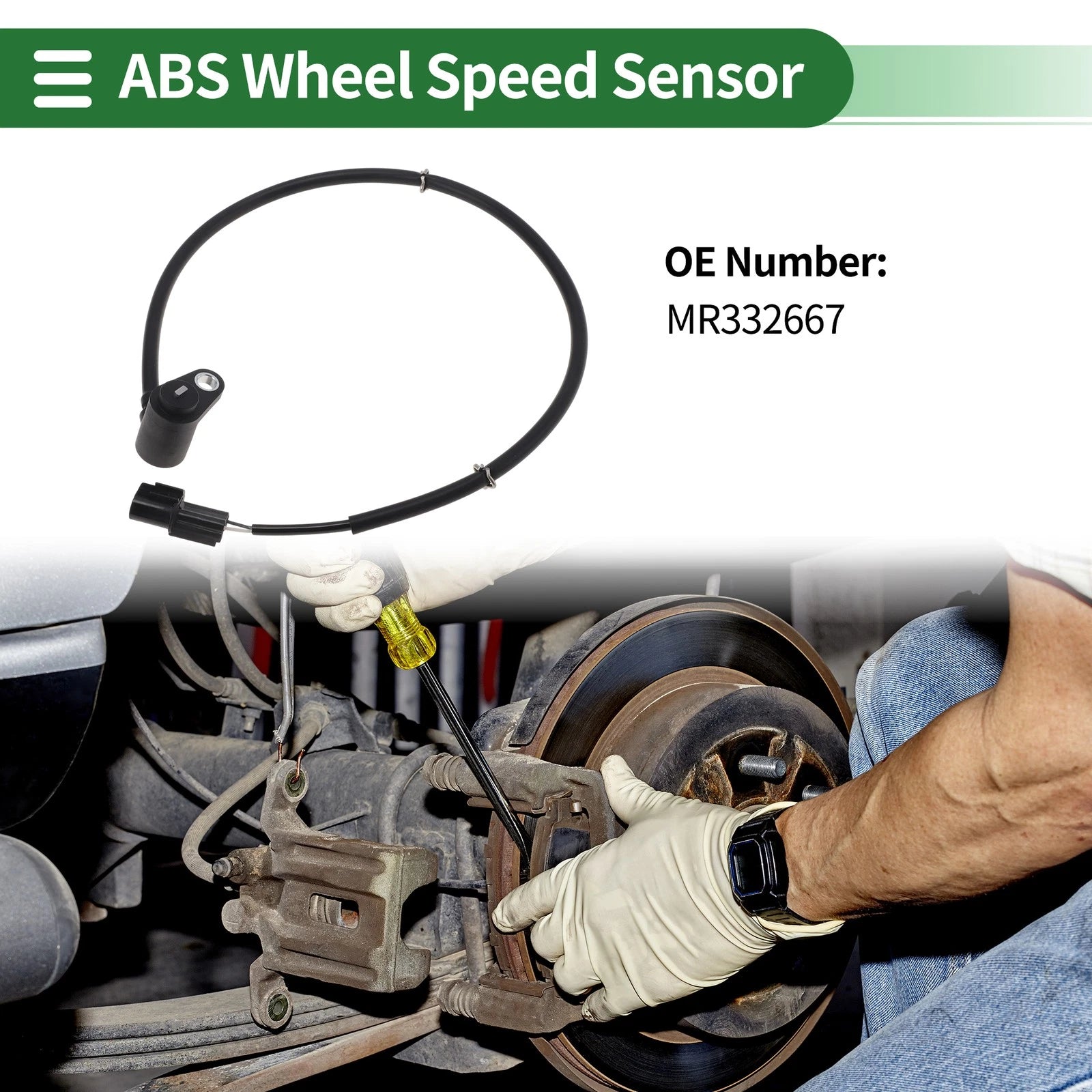 ABS Wheel Speed Sensor Replacement for Mitsubishi Montero (1995–2000)