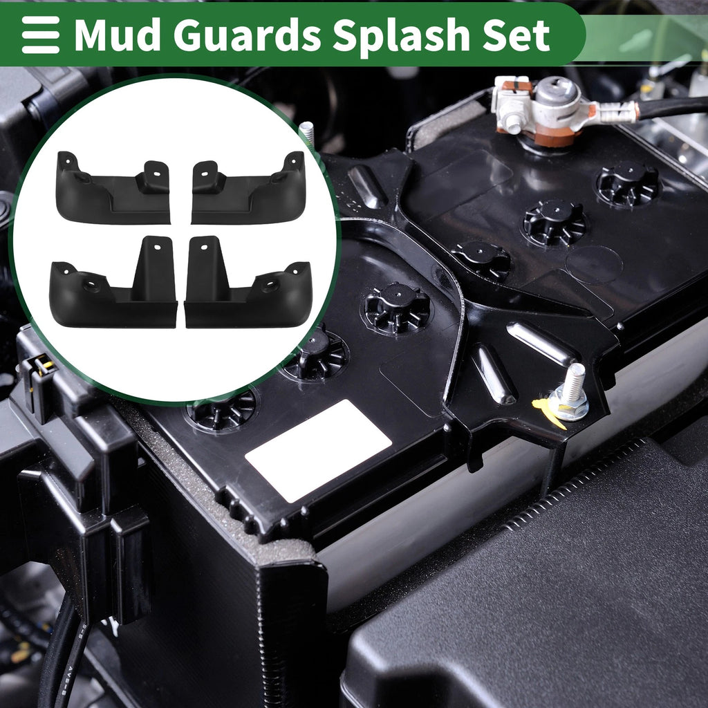Mud Flaps Splash Guards for Hyundai Accent (2000–2006) With Mount Accessories