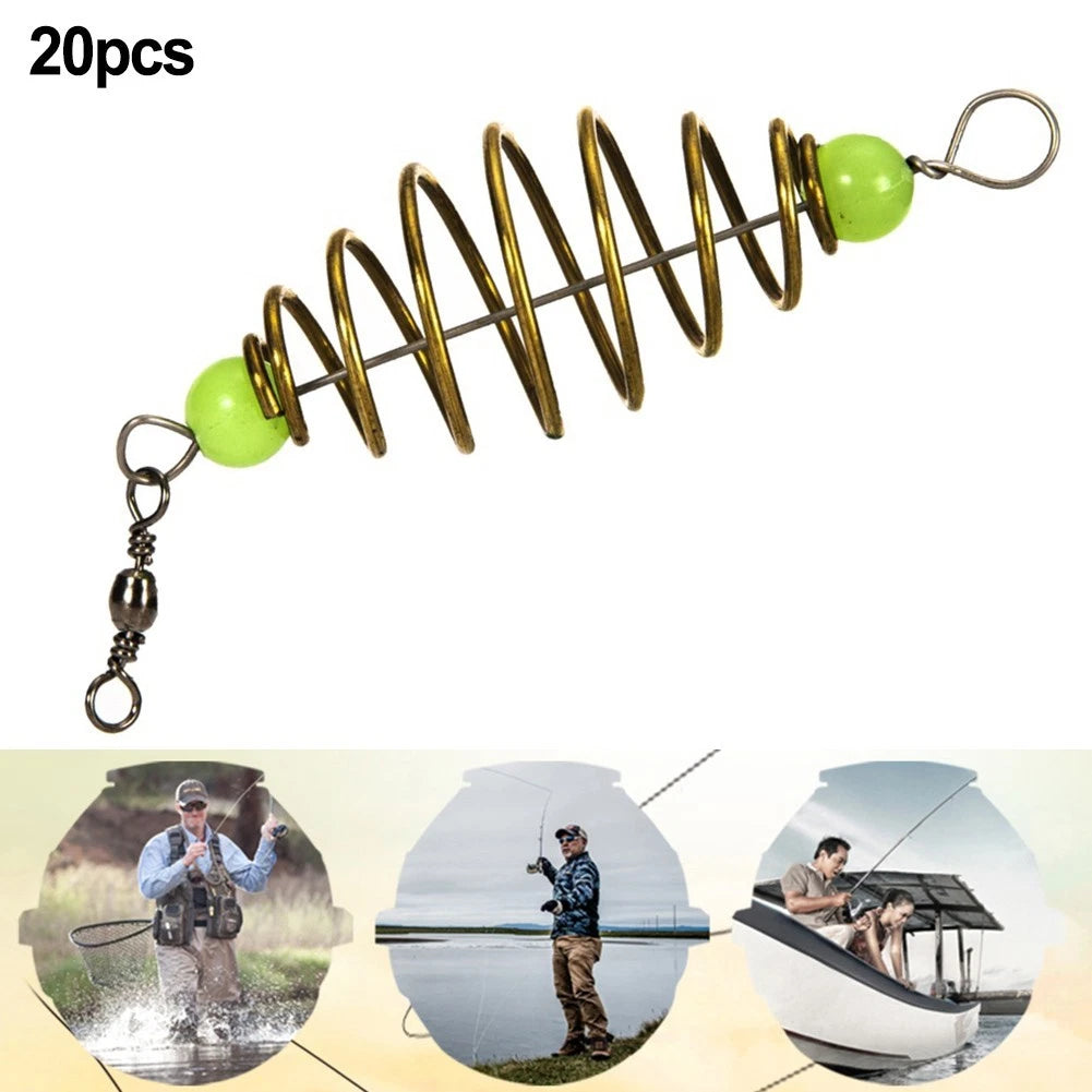 Fishing Bait Cage Holder for Terminal Tackle (Brass Olive)