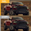 3X Clear Amber LED Hood Scoop Marker Lights for Dodge RAM 1500 TRX (2021–2025)