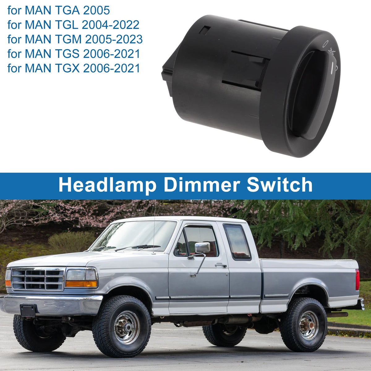 Headlight Switch for MAN TGA (2005) & MAN TGL (2004–2022) No. 81255056876