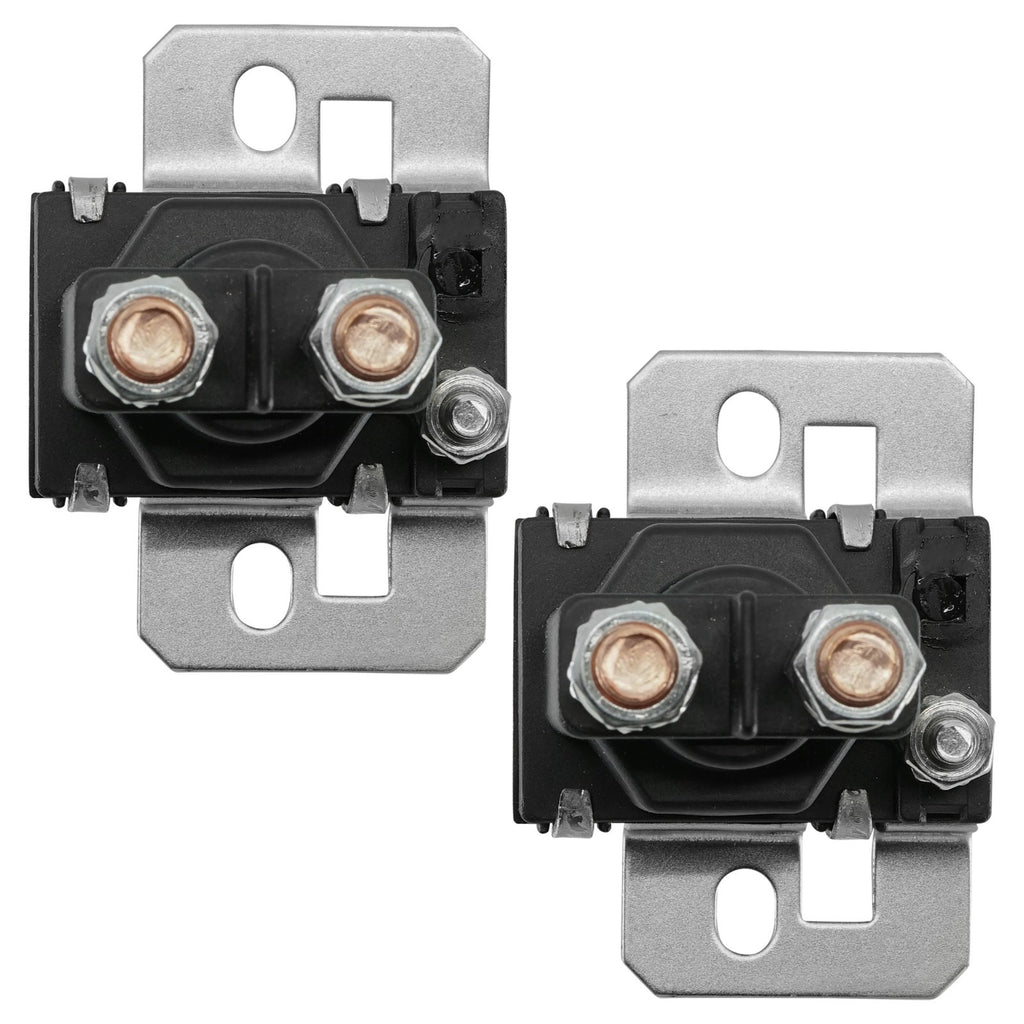 Starter Solenoid Replacement for John Deere 208 210 212 214 216 (2 Pack)