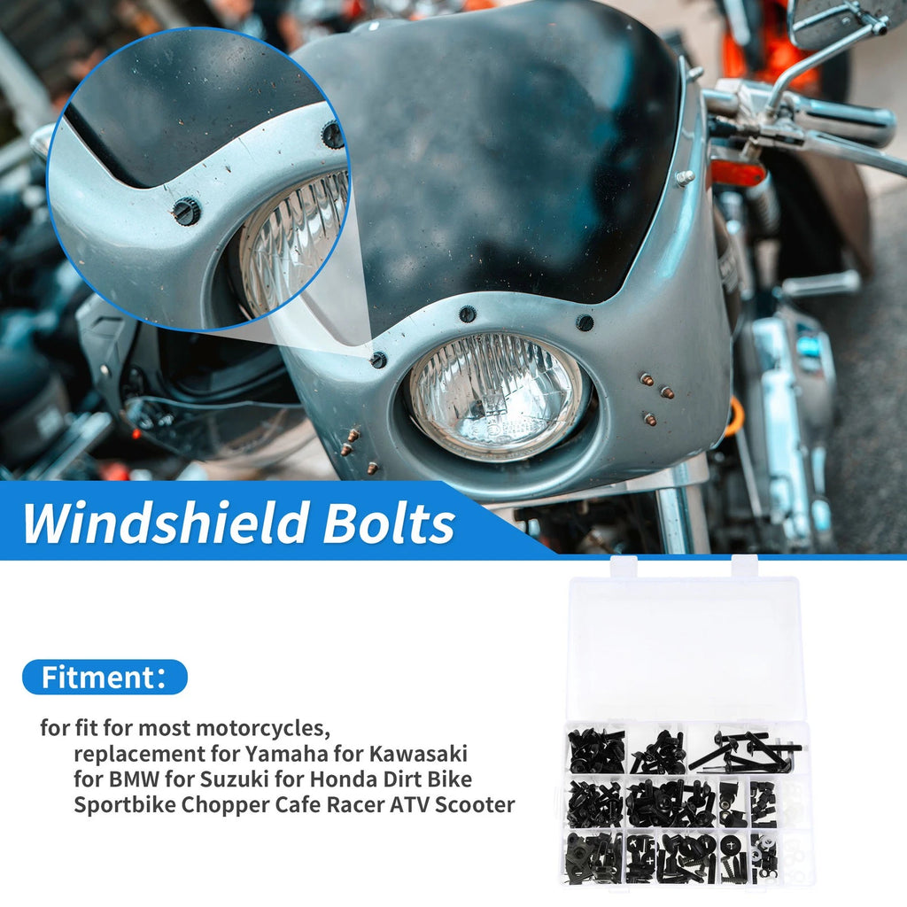 Windshield Bolts Replacement for Honda Dirt Bike Aluminum Rubber Kit (2000–2025)