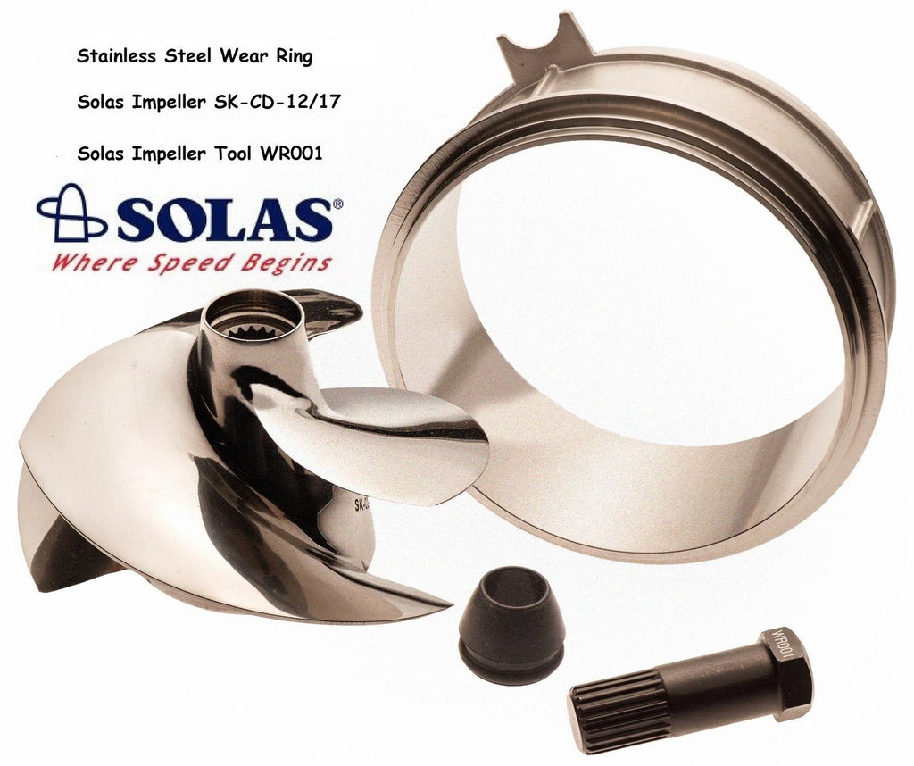 Solas Impeller SK-CD-12/17 for Sea Doo Spark (2014–2023) with Wear Ring & Tool