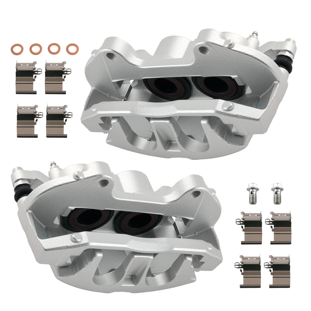 Front Brake Calipers w/Bracket for Dodge Journey (2012–2020) 18B5402A