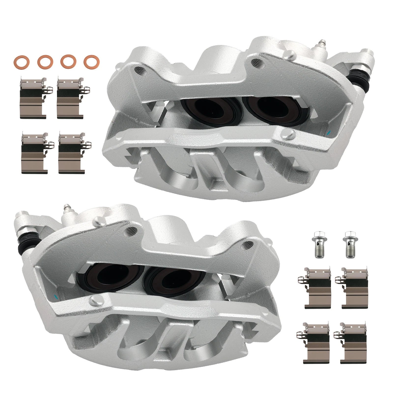 Front Brake Calipers w/Bracket for Dodge Journey (2012–2020) 18B5402A