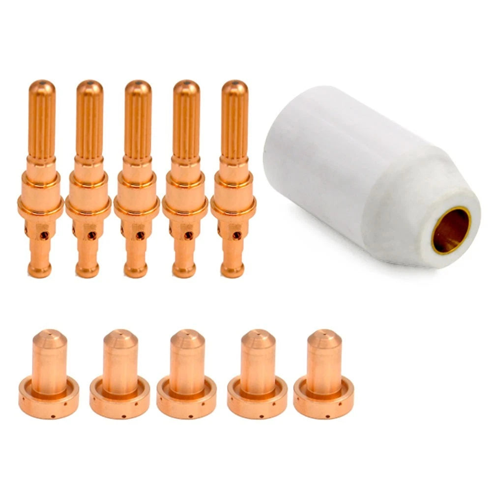 Plasma-Shield Cup Electrode & Nozzle Tip for Cutting Torch