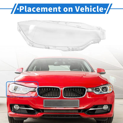 Headlight Lens Cover Front Right for BMW 3 Series F30 (2012–2018)
