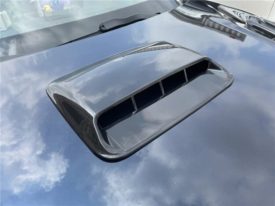 Glossy Black ABS Air Flow Intake Hood Scoop Vent for