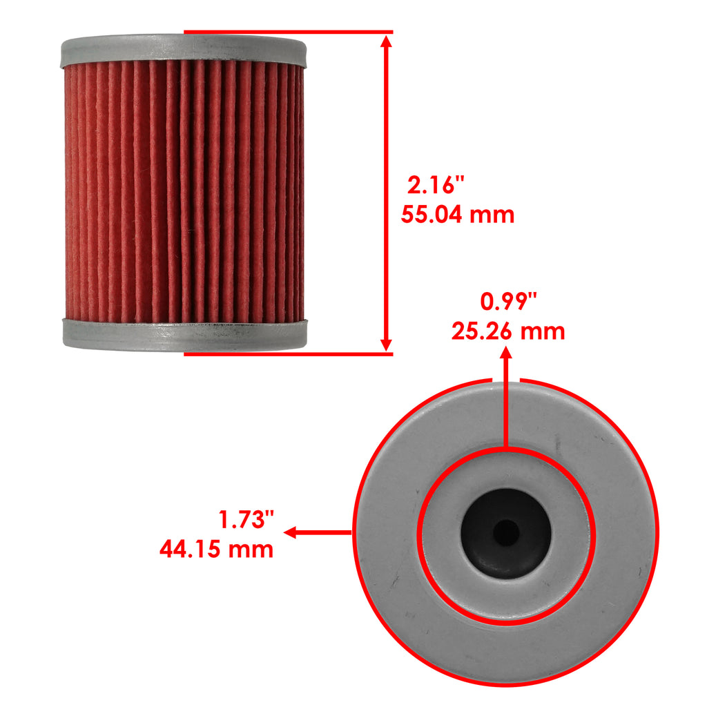 Oil Filter Replacement for Suzuki Burgman 400 AN400 (1999–2006) 3-Pack
