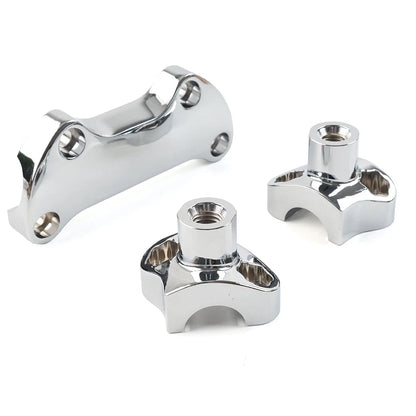 1.7" Handlebar Risers Top Clamp for Harley Dyna, Street Bob, Softail, Sportster