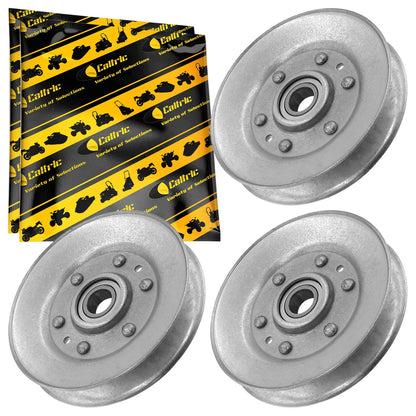 Qty 3 Deck Sheave Idler Pulley Replacement for John Deere X300 (2015–2020)