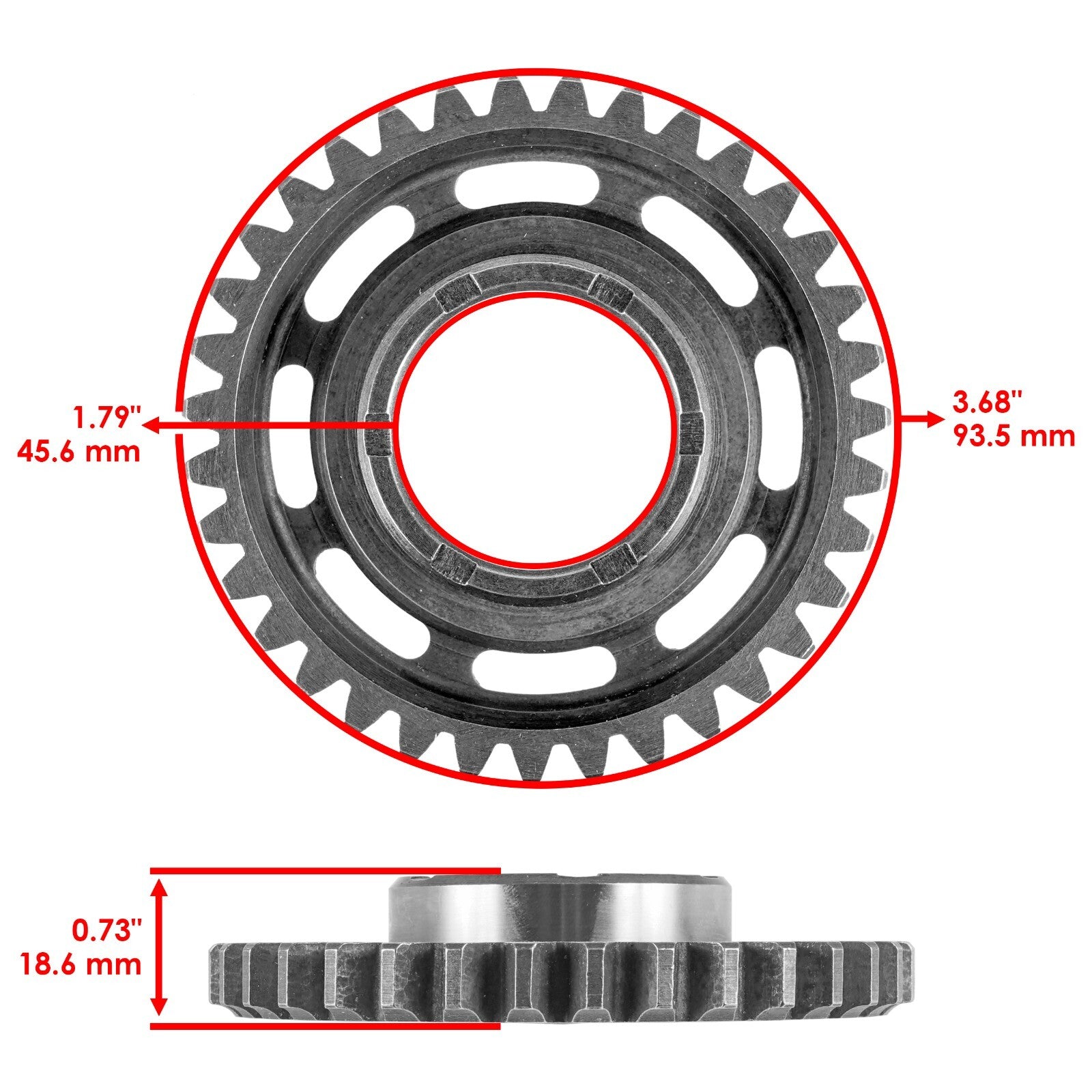 Starter Clutch and Driven Gear Set Replacement for Honda TRX450ER (2006–2014)