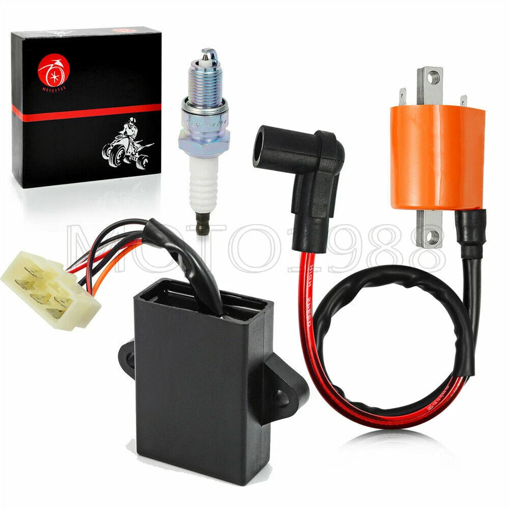 Ignition Coil CDI Spark Plug for Yamaha Golf Cart G9 (1991–1995)