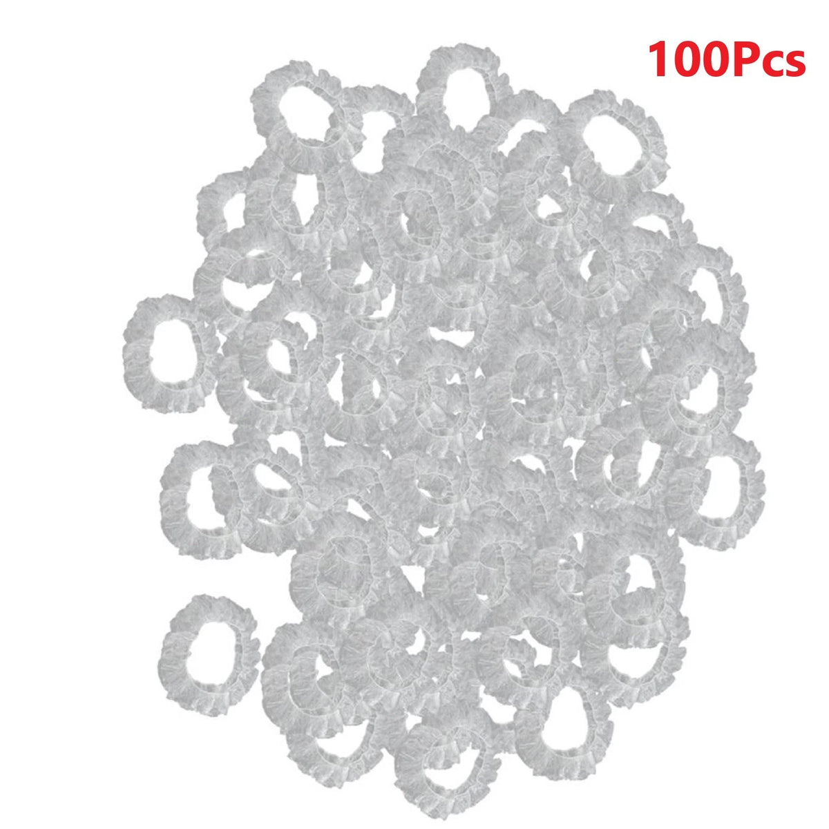 100-Pack Plastic Disposable Steering Wheel Covers for Auto Car Truck