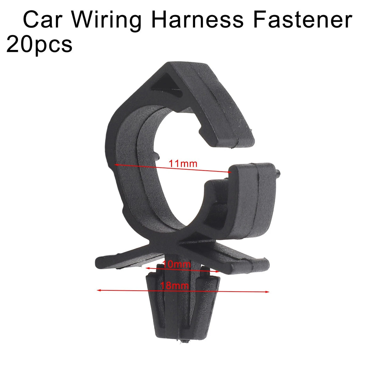 20x Car Harness 11mm Automatic Route Clamp for Easy Installation