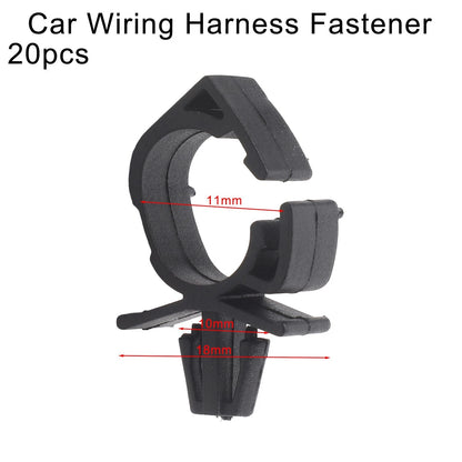 20x Car Harness 11mm Automatic Route Clamp for Easy Installation