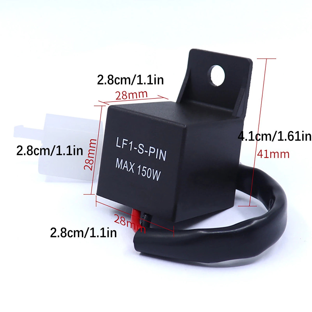 2X 12V 2-Pin LED Flasher Relay for Motorcycle Turn Signal Bulbs