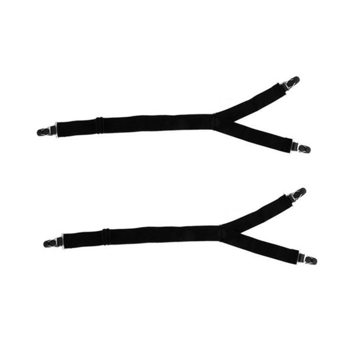 1 Pair Nylon Y Style Shirt Stays for Military Shirts