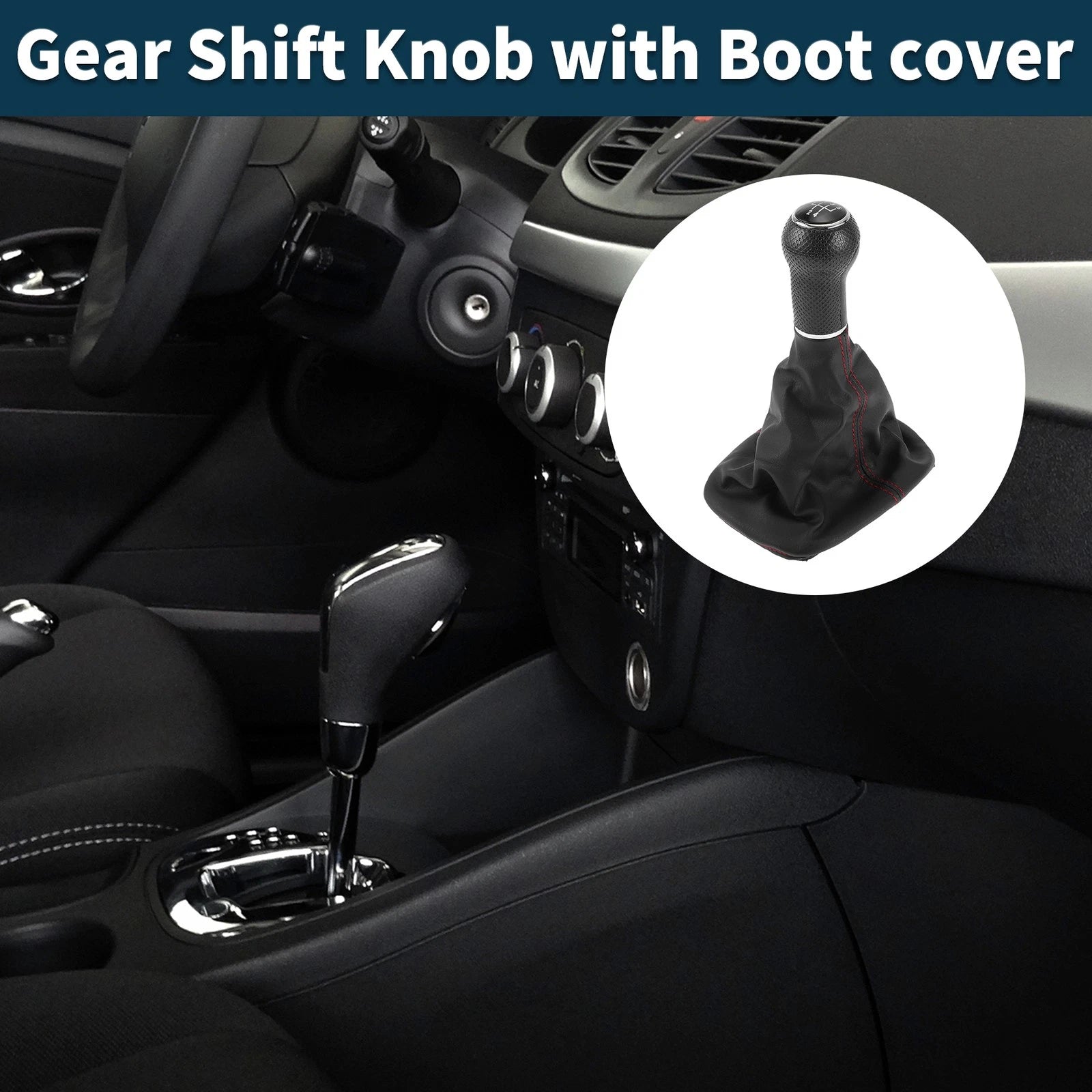 Gear Shift Knob With Cover for Volkswagen Golf Mk IV (1999–2006)