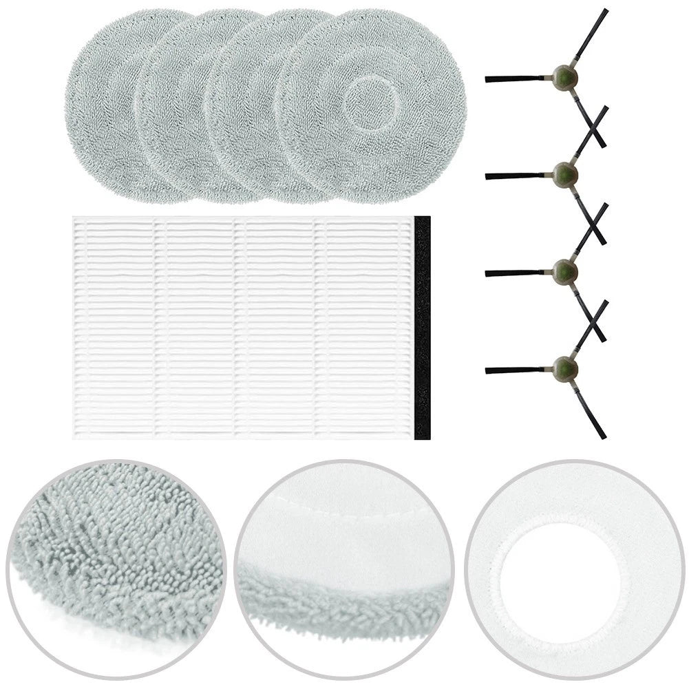 Side Brush Filter Mop Cloth Kit for LEFANT M3 Robot (2019–2023)