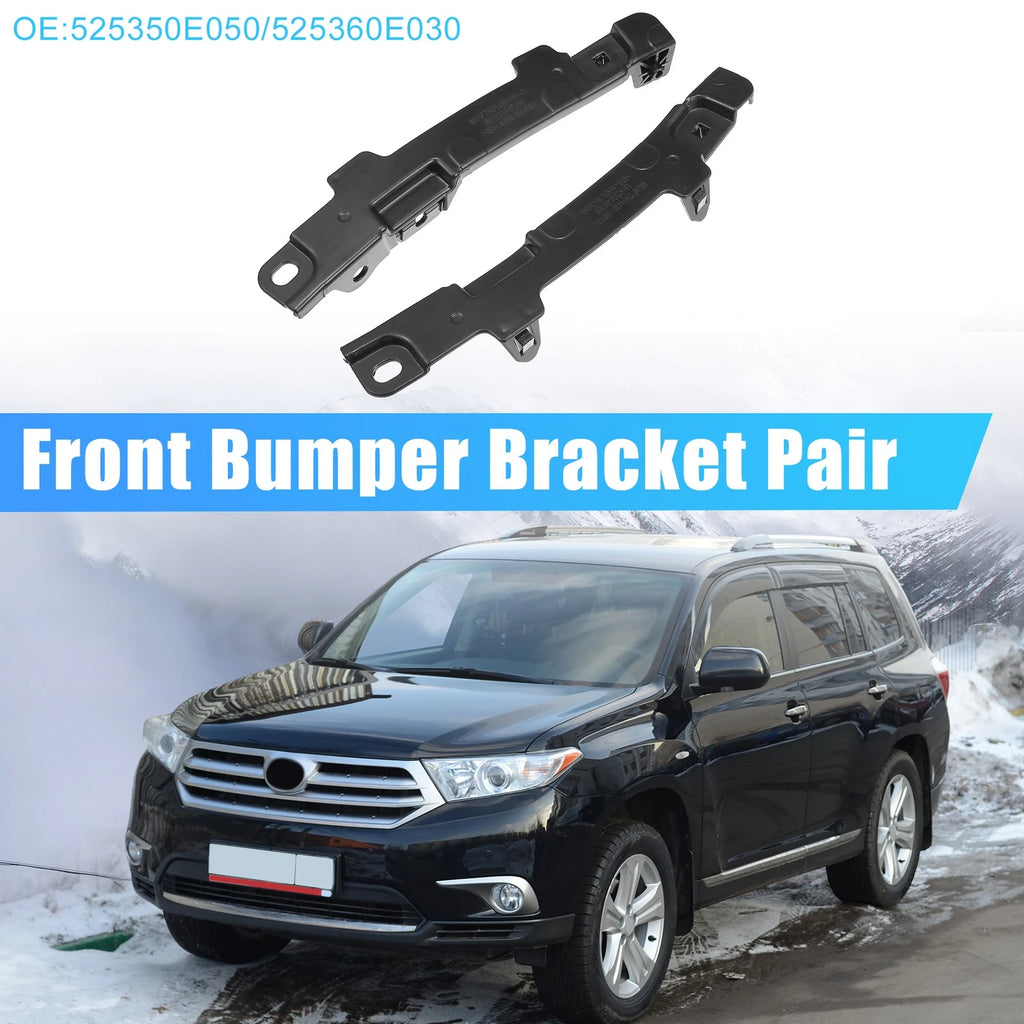 Pair Front Bumper Bracket Mounting Support for Toyota Highlander (2014–2019)