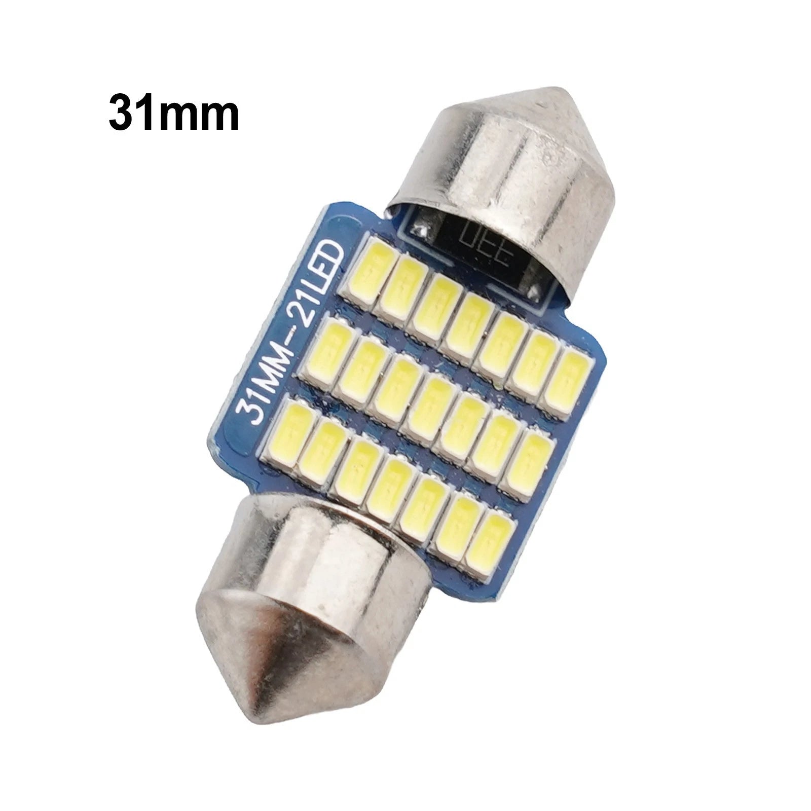 LED Dome Light for Car (0.11A/31MM, Double Tip 21SMD)