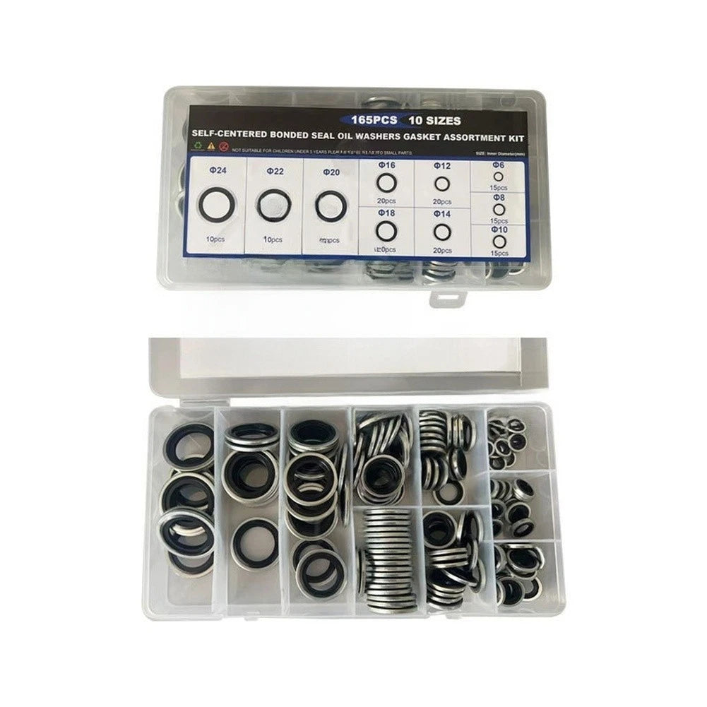 165PCS Gasket Kit for Engine Hydraulic Use