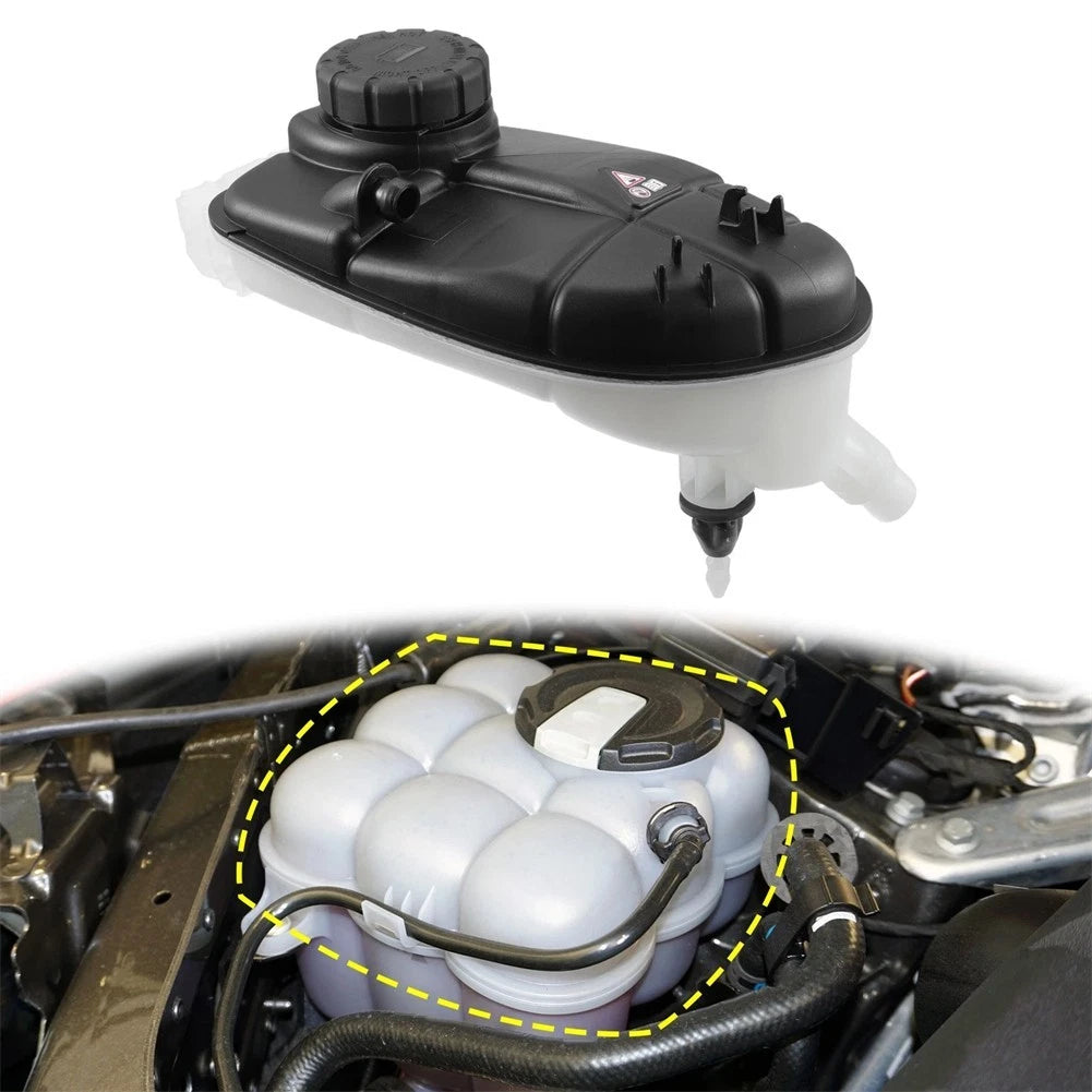 Plastic Coolant Reservoir Overflow Tank for Mercedes CLA GLA (2014–2020)