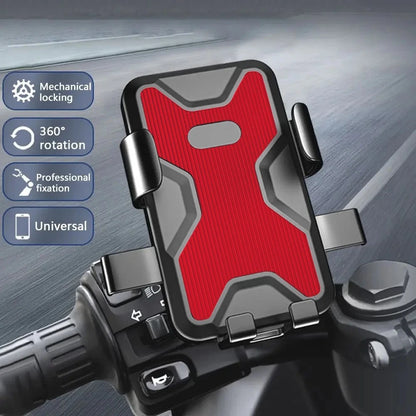 Motorcycle Phone Holder with Shock Absorption for Universal Fit (2010–2023)
