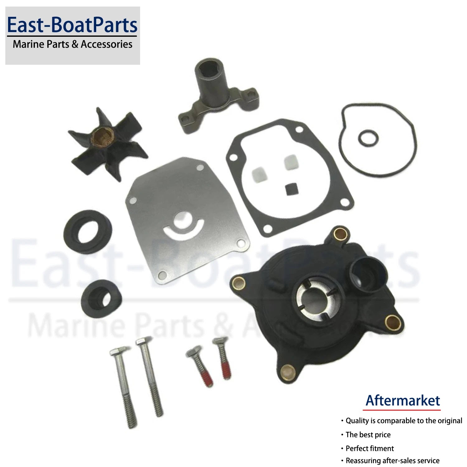 Water Pump Impeller Kit for Johnson Evinrude Outboard 35-55 HP (Various)