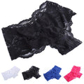 2X Lace Floral Bikini Thong Briefs for Men