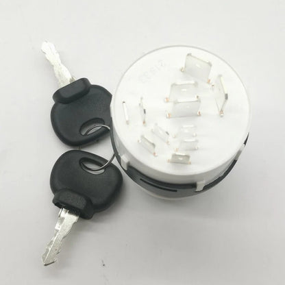 Ignition Switch W/2 Keys 701/80184 for JCB 2CX 3CX 4CX 8014 8027 8055 8018 8080