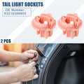 Tail Light Socket Replacement Middle Brake Lamp Holder for BMW E53 (Set of 2)