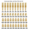 30Pcs Carburetor Main Jet & 10Pcs Slow Jet for PWK Keihin OKO CVK