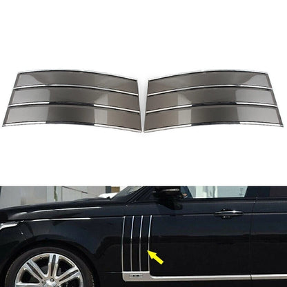Side Mesh Vent Grille for Land Rover Range Rover (2013–2017) Grey Chrome
