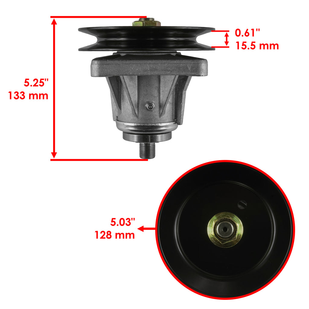 Spindle Assembly Replacement for MTD Cub Cadet Troy-Bilt LTX2146 (2016–2018)