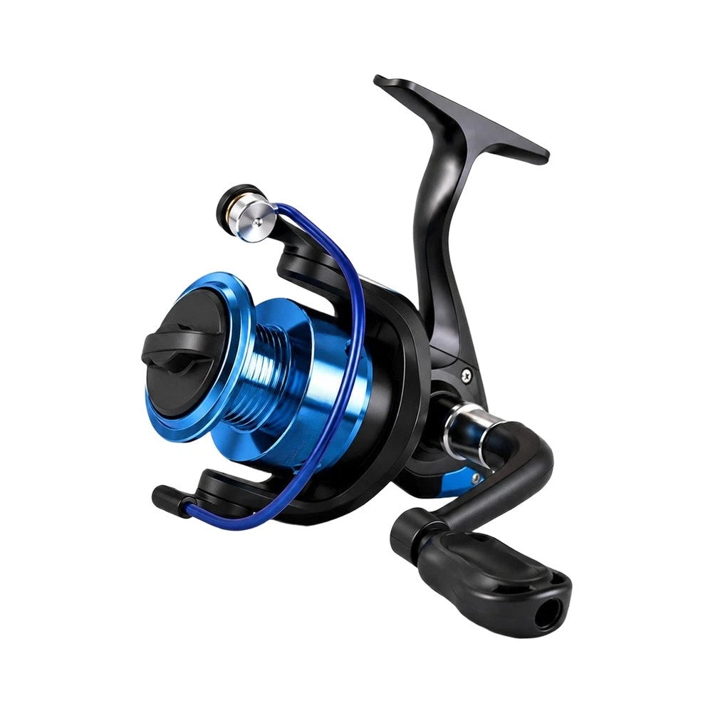 Fishing Reel Series Rotating Type with Anti-Backlash and Folding Handle